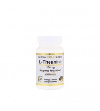 Теанин California Gold Nutrition L-Theanine 100 mg 30caps